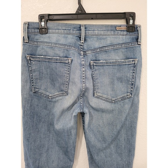 Citizens of Humanity Women's Blue Jeans Cotton Blend Size 27 Skinny Straight #16 - Picture 4 of 8